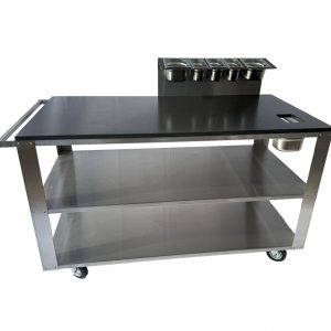 Grill- und Pizzatisch 1500 x 700 x 900